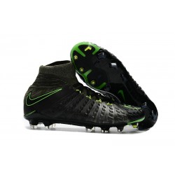 Nike Scarpe Calcio Uomo Hypervenom Phantom 3 DF FG - Nero Verde