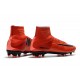 Scarpe Calcio Nike Mercurial Superfly 5 FG Rosso Nero