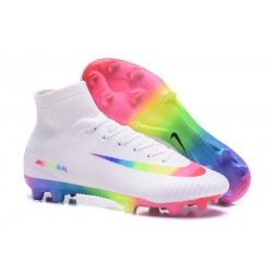 Scarpe Calcio Nike Mercurial Superfly 5 FG Bianco Colorato