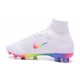 Scarpe Calcio Nike Mercurial Superfly 5 FG Bianco Colorato