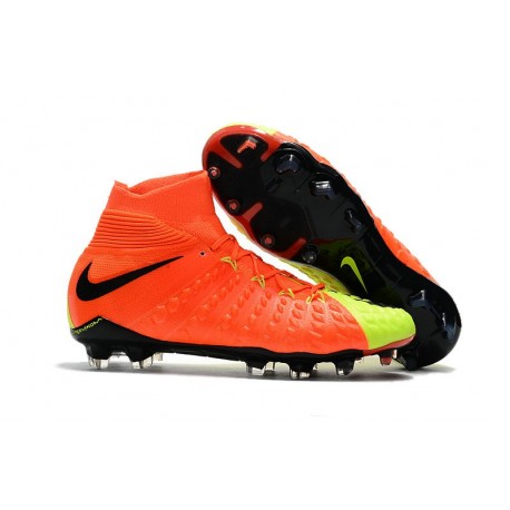 Nike Scarpe Calcio Uomo Hypervenom Phantom 3 DF FG - Arancio Giallo