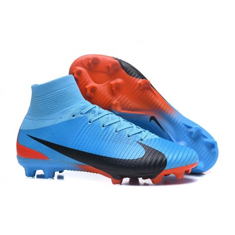 Scarpe Calcio Nike Mercurial Superfly 5 FG Blu Nero