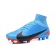 Scarpe Calcio Nike Mercurial Superfly 5 FG Blu Nero