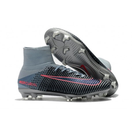 Scarpe Calcio Nike Mercurial Superfly 5 FG Grigio Arancio