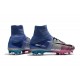 Scarpe Calcio Nike Mercurial Superfly 5 FG Blu Rosa Nero