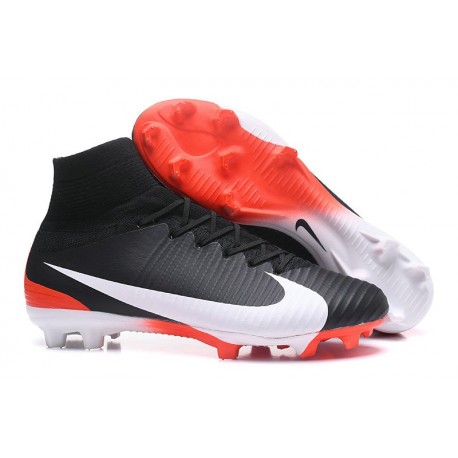 Scarpe Calcio Nike Mercurial Superfly 5 FG Nero Bianco