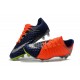 Scarpa da Calcio per Terreni Duri Nike Hypervenom Phantom III FG Arancio Blu
