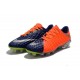 Scarpa da Calcio per Terreni Duri Nike Hypervenom Phantom III FG Arancio Blu