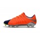 Scarpa da Calcio per Terreni Duri Nike Hypervenom Phantom III FG Arancio Blu