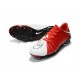 Scarpa da Calcio per Terreni Duri Nike Hypervenom Phantom III FG Rosso Bianco