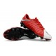 Scarpa da Calcio per Terreni Duri Nike Hypervenom Phantom III FG Rosso Bianco