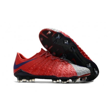 Scarpa da Calcio per Terreni Duri Nike Hypervenom Phantom III FG Rouge Gris