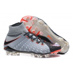 Nike Scarpe Calcio Uomo Hypervenom Phantom 3 DF FG - Grigio Nero