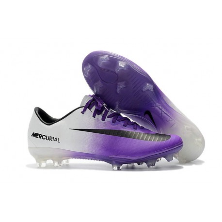 Nike Mercurial Vapor XI FG - scarpa da calcio terreni compatti - bianco viola
