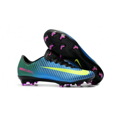 Nike Mercurial Vapor XI FG - scarpa da calcio terreni compatti - blu giallo