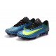Nike Mercurial Vapor XI FG - scarpa da calcio terreni compatti - blu giallo