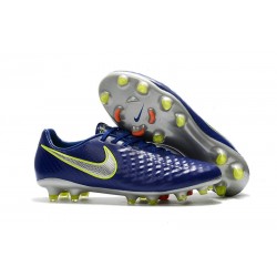 Scarpa da Calcio Nike Magista Opus II FG Terreni Uomo Blu Metallico