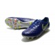 Scarpa da Calcio Nike Magista Opus II FG Terreni Uomo Blu Metallico