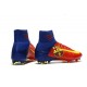 Nike Scarpa da Calcio Mercurial Superfly V FG ACC Barcelona - Rosso Blu