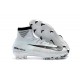 Nike Scarpa da Calcio Mercurial Superfly V FG ACC Ronaldo CR7 - Bianco Blu Tinta