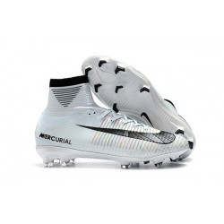 Nike Scarpa da Calcio Mercurial Superfly V FG ACC Ronaldo CR7 - Bianco Blu Tinta