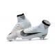 Nike Scarpa da Calcio Mercurial Superfly V FG ACC Ronaldo CR7 - Bianco Blu Tinta