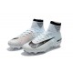 Nike Scarpa da Calcio Mercurial Superfly V FG ACC Ronaldo CR7 - Bianco Blu Tinta