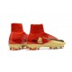Nike Scarpa da Calcio Mercurial Superfly V FG ACC Uomo - Rosso Giallo