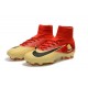 Nike Scarpa da Calcio Mercurial Superfly V FG ACC Uomo - Rosso Giallo