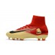 Nike Scarpa da Calcio Mercurial Superfly V FG ACC Uomo - Rosso Giallo