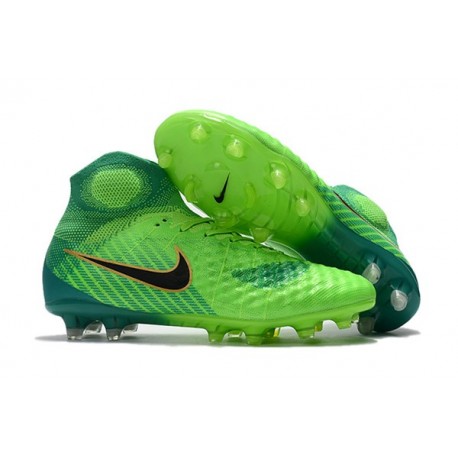 Scarpa per Terreni Duri Nike Magista Obra II FG 2017 Uomo - Verde Nero