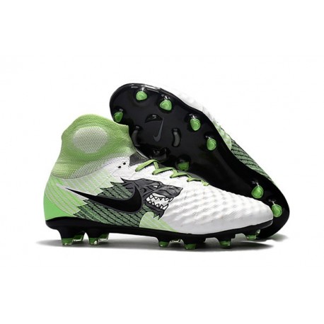 Scarpa per Terreni Duri Nike Magista Obra II FG 2017 Uomo - Bianco Nero Verde