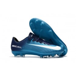 Nike Mercurial Vapor XI FG - scarpa da calcio terreni compatti - Blu Bianco