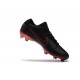 Scarpe Calcio Nuovo Nike Mercurial Vapor Flyknit Ultra FG - Nero Rosso