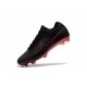 Scarpe Calcio Nuovo Nike Mercurial Vapor Flyknit Ultra FG - Nero Rosso