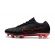 Scarpe Calcio Nuovo Nike Mercurial Vapor Flyknit Ultra FG - Nero Rosso