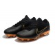 Scarpe Calcio Nuovo Nike Mercurial Vapor Flyknit Ultra FG - Nero Oro