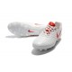 Nike Tiempo Legend 7 FG Pelle di Canguro Scarpa - Bianco Rosso