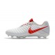 Nike Tiempo Legend 7 FG Pelle di Canguro Scarpa - Bianco Rosso