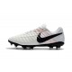 Nike Tiempo Legend 7 FG Pelle di Canguro Scarpa - Bianco Nero