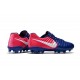 Scarpe da Calcio Nike Tiempo Legend VII FG Uomo - Blu Rosa