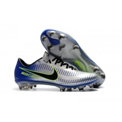 Scarpe Calcio Nuovo Nike Mercurial Vapor XI FG - Metallico Blu