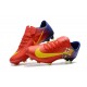 Scarpe Calcio Nuovo Nike Mercurial Vapor XI FG - Barcelona Rosso