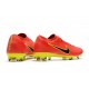 Scarpe Calcio Nuovo Nike Mercurial Vapor Flyknit Ultra FG - Rosso Giallo