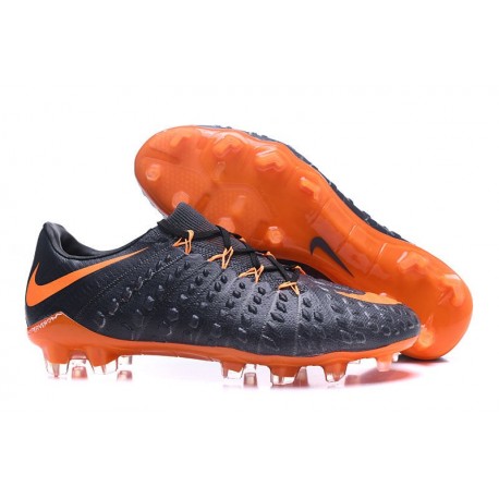 Nike Hypervenom Phantom III FG Scarpe Uomo - Nero Arancio 