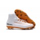 Nike Scarpa da Calcio Mercurial Superfly V FG ACC Uomo - Bianco Oro