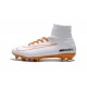 Nike Scarpa da Calcio Mercurial Superfly V FG ACC Uomo - Bianco Oro