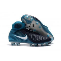 Nike Magista Obra II FG Scarpe da Calcio - Nero Blu