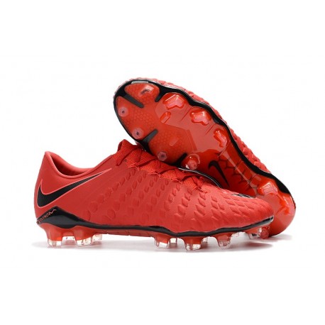 Nike Hypervenom Phantom III FG Scarpe Uomo - Rosso Nero