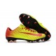 Scarpe Calcio Nuovo Nike Mercurial Vapor XI FG - Giallo Rosso